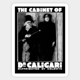 THE CABINET OF DR CALIGARI - Horror Film - Silent and Pre-Code Horror Magnet